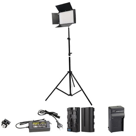 Led 800 Outdoor Light with 2 Large Batteries