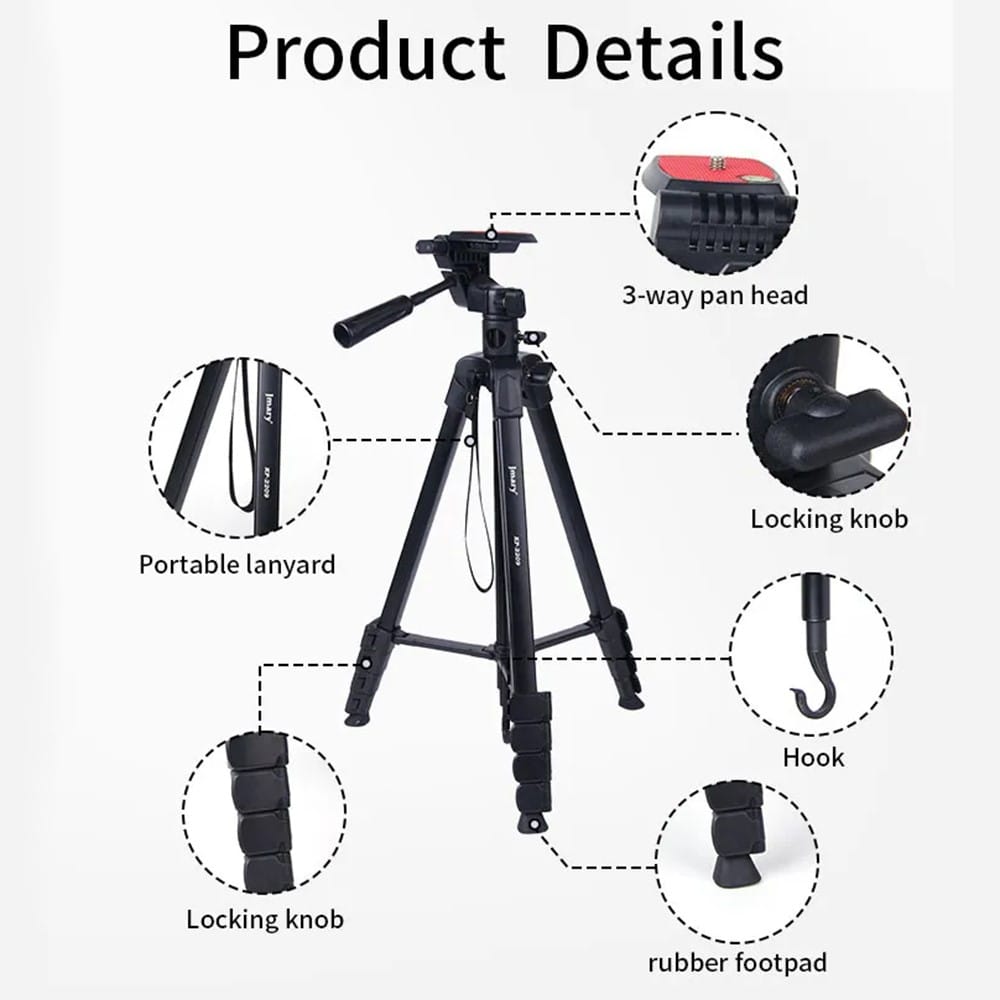 Jmary KP-2209 Horizontal Axis Tripod