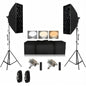 2 Soft Box with 2 Stand Metal