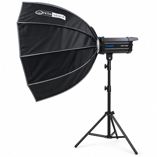 Head 200w with Octa 90cm & Stand