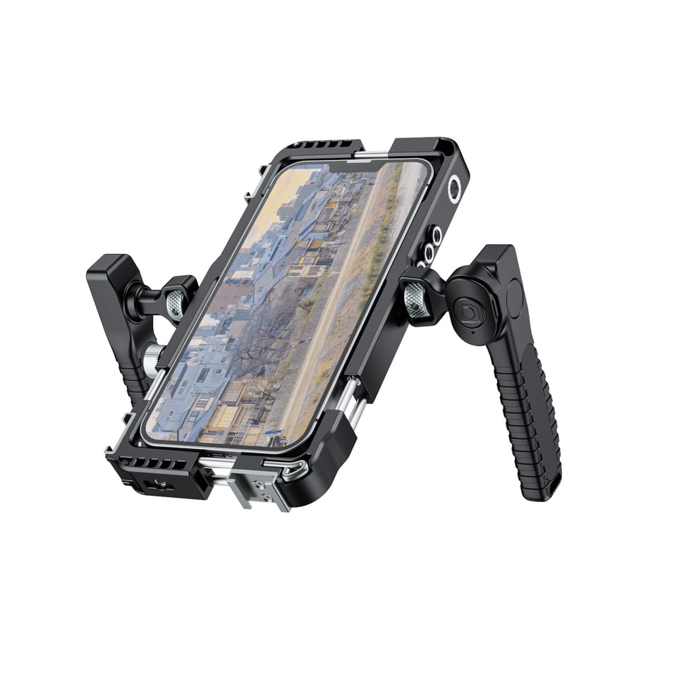 Phone Cage with Remote Blutooth 360ْ