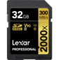 Lexar 32GB Professional 2000x UHS-II SDHC Memory Card
