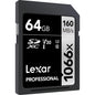 Lexar 64GB Professional 1066x UHS-I SDXC Memory Card